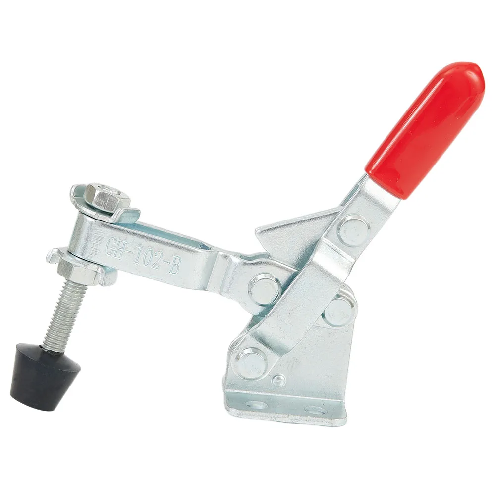 

Metal Horizontal Quick Release Hand Tool Toggle Clamp Anti-Slip Push Pull Toggle For Woodworking Workshop Equipment