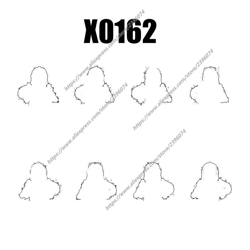 X0162 Фигурки Аксессуары для фильмов Строительные блоки Кирпичи игрушки XH627 XH628 XH629