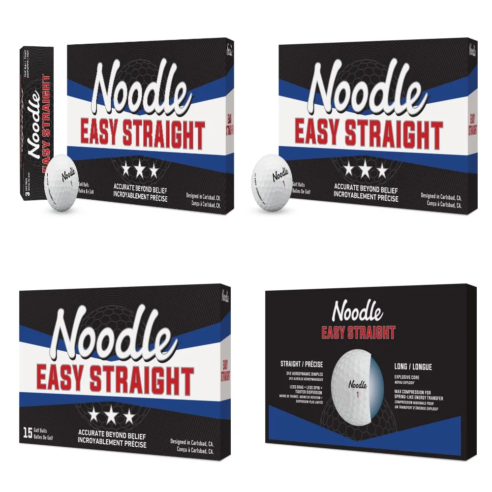

Easy Straight Golf Balls, 15 Pack, White