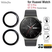 2pcs 3d screen protector for huawei gt 2 pro porsche design smart watch full cover scratch proof protective film for gt2 pro