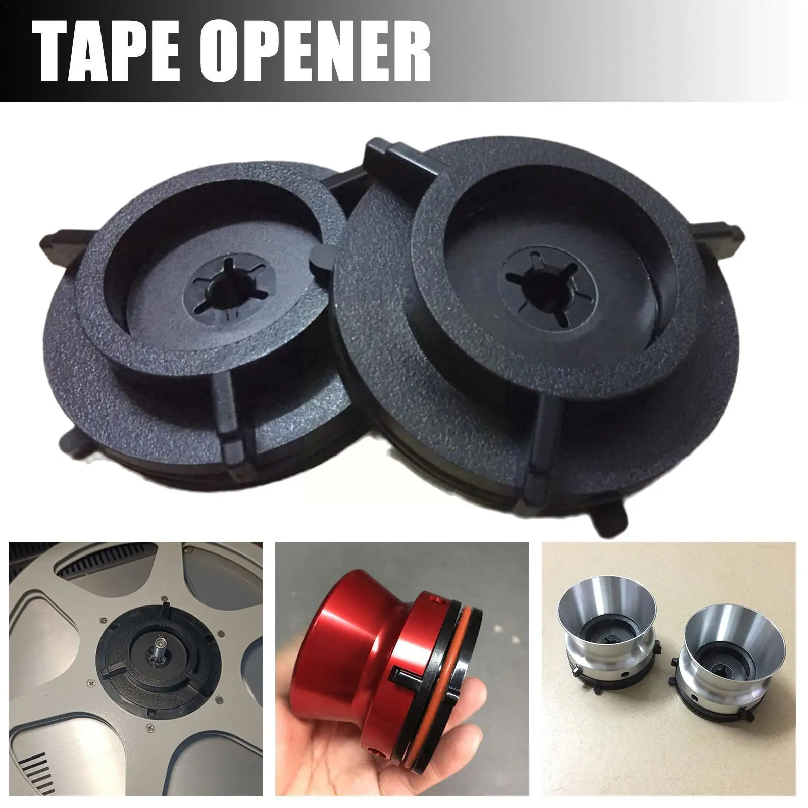 

1pair Opener For Studer ReVox Aluminium NAB Hub Adapter Universal Loading Device For B67 Akai Teac Y8F7