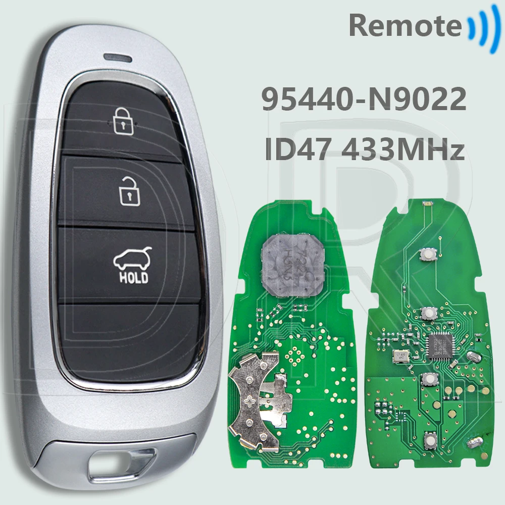 DR 95440-N9010/N9022/N9030/N9032/N9040/N9042/N9052/N9072/N9080 ID47 Чип 433 МГц Автомобильный дистанционный ключ для Hyundai Tucson 2021-2024