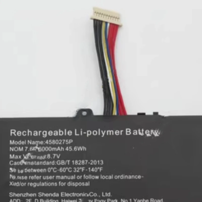 Для GEO GeoBook Geoflex 340 U3576127-2S1P 4580275P 7 6 V 6000 WH mAh 11Pin 11Wire Laptop Battery для ноутбука Haewi Book D16 SE