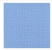 

Top Quality 11CT 14CT 16CT 18CT Light Blue Color Canvas Embroidery Cross Stitch Aida Fabric 100x150CM