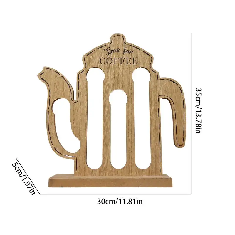 Органайзер для капсул кофе деревянный органайзер домашние украшения держатель