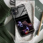 Черный мягкий силиконовый чехол в винтажном стиле с рисунком на Хэллоуин для IPhone SE 6s 7 8 Plus X XR XS 11 12 Mini Pro Max Sumsung