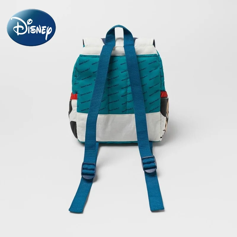 Disney's New Lightweight Stitching Mickey Cartoon Print Children's Backpack Large-capacity Drawstring School Bag Hand Bags