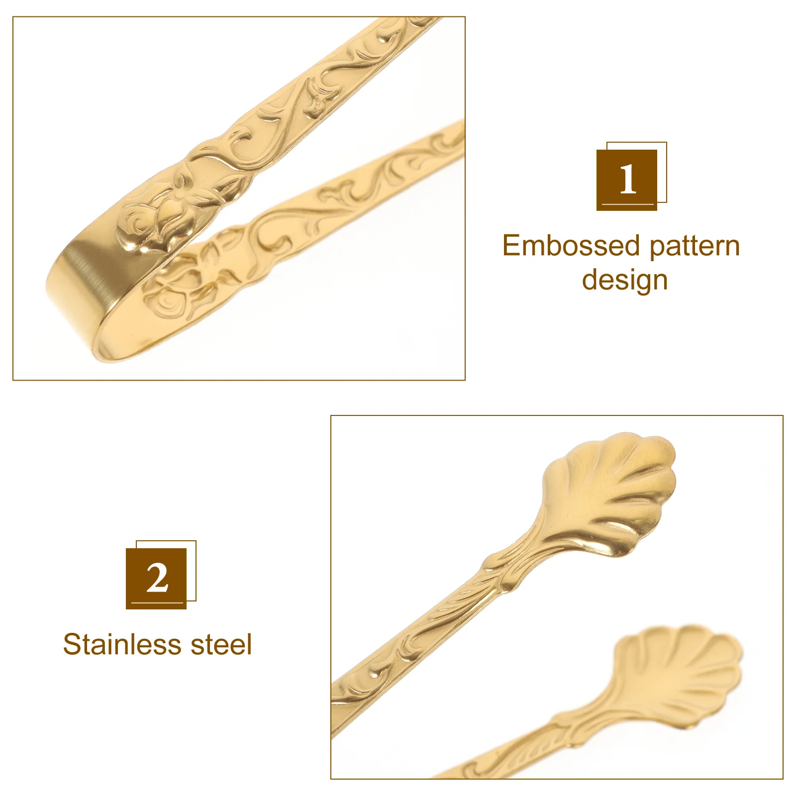 2 шт. крекеры зажим для еды кухонные принадлежности из нержавеющей стали щипцы