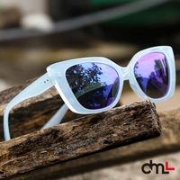 dml new fashion sunglasses women 2022 luxury brand quality ladies vintage cat eye sun glasses big frame polarized uv400