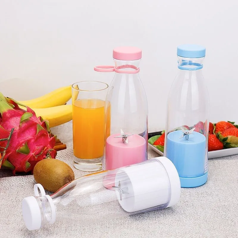 Portable Electric Fruit Juicer Cute Manual Wine Bottle Juici