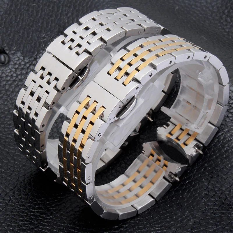 

Ремешок для часов Tissot LE LOCLE T41 из нержавеющей стали, однотонный браслет для наручных часов, 19 мм, аксессуары для мужских часов, складная засте...