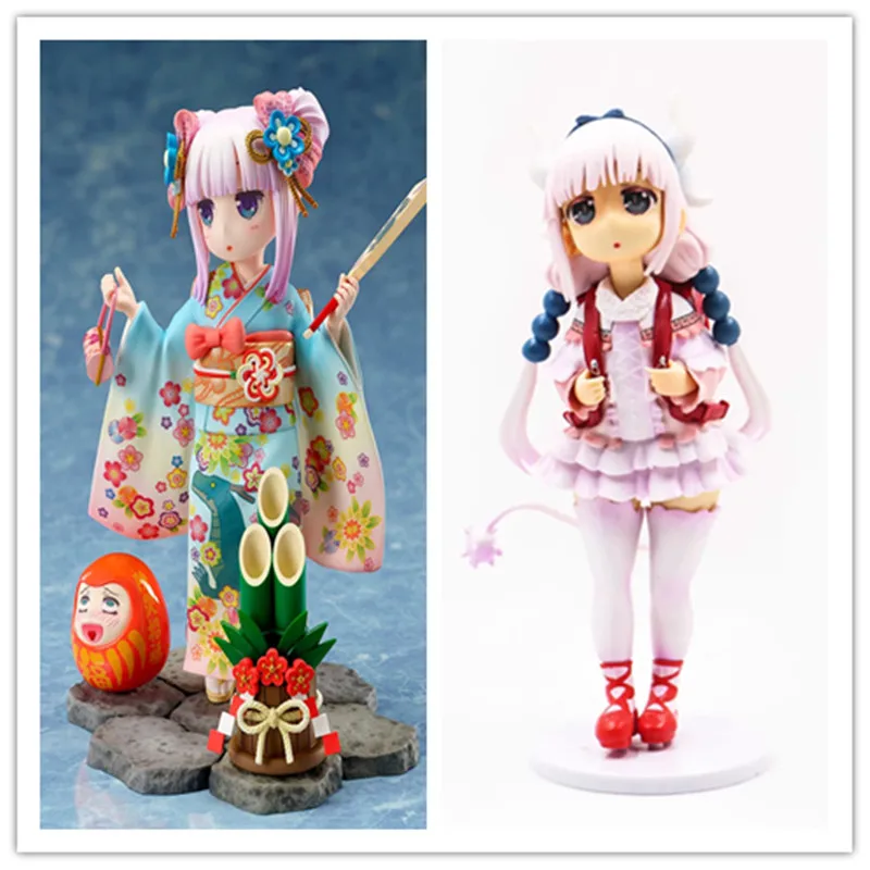 

Miss Kobayashi's Dragon Maid Anime Figure Kanna Kamui 1/6 scale Action Figure Toys Kanna Backpack Girl Figurine Model Doll Gift
