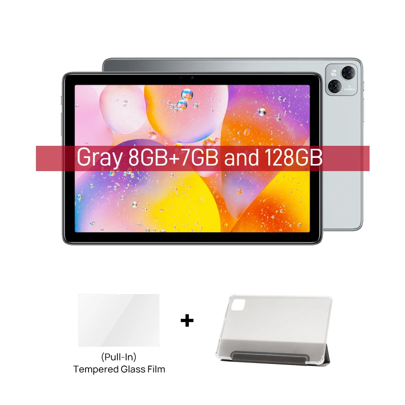 DOOGEE T10 Androrid 12 Tablet 10.1'' Display Dual 4G MobilePhone 8GB 128GB 8300mAh Cellphone Widevine L1 TÜV Rheinland Certified