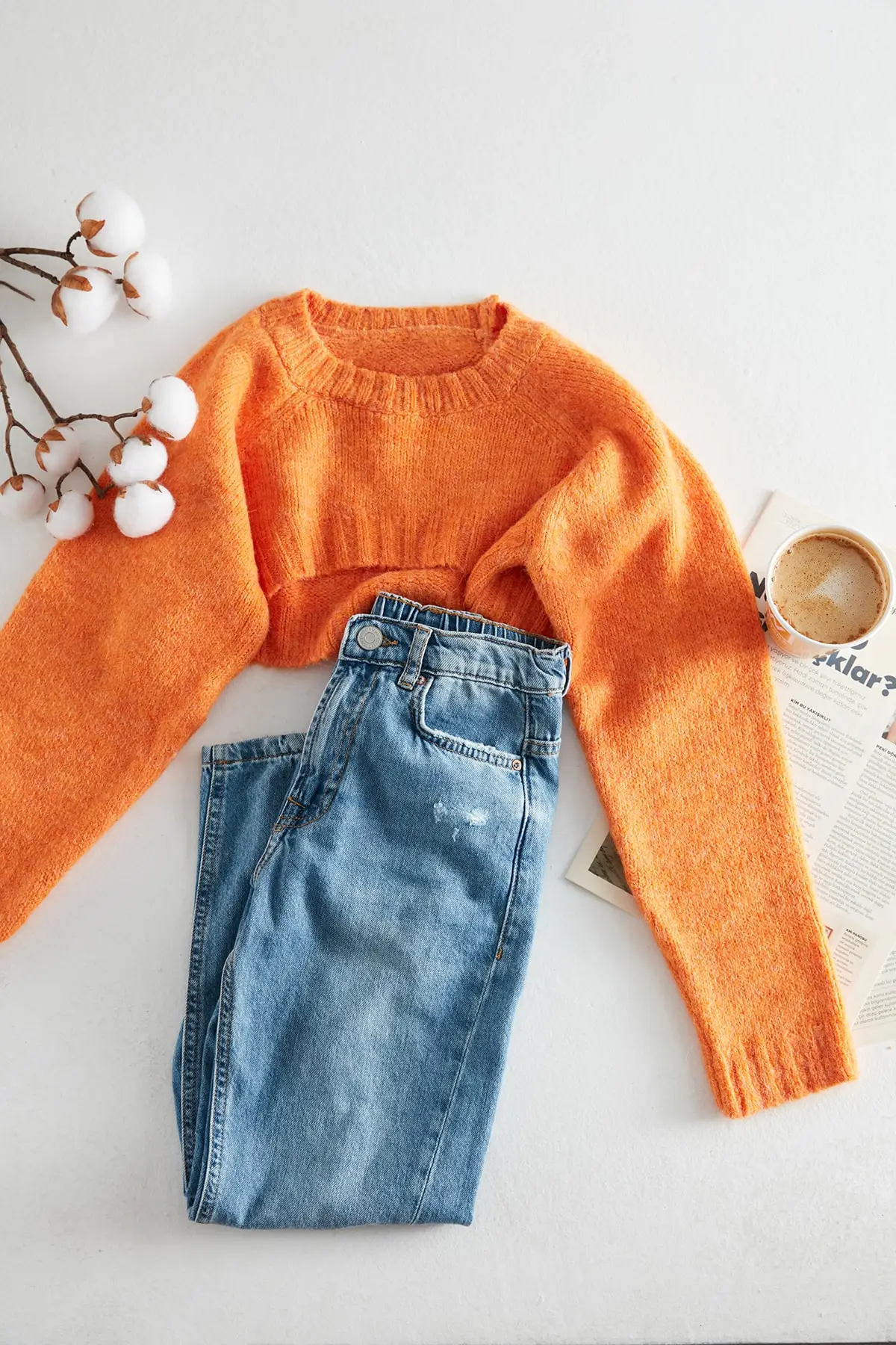 

Trendyol Mesh Detaylı Knitwear Sweater TWOAW22KZ2748