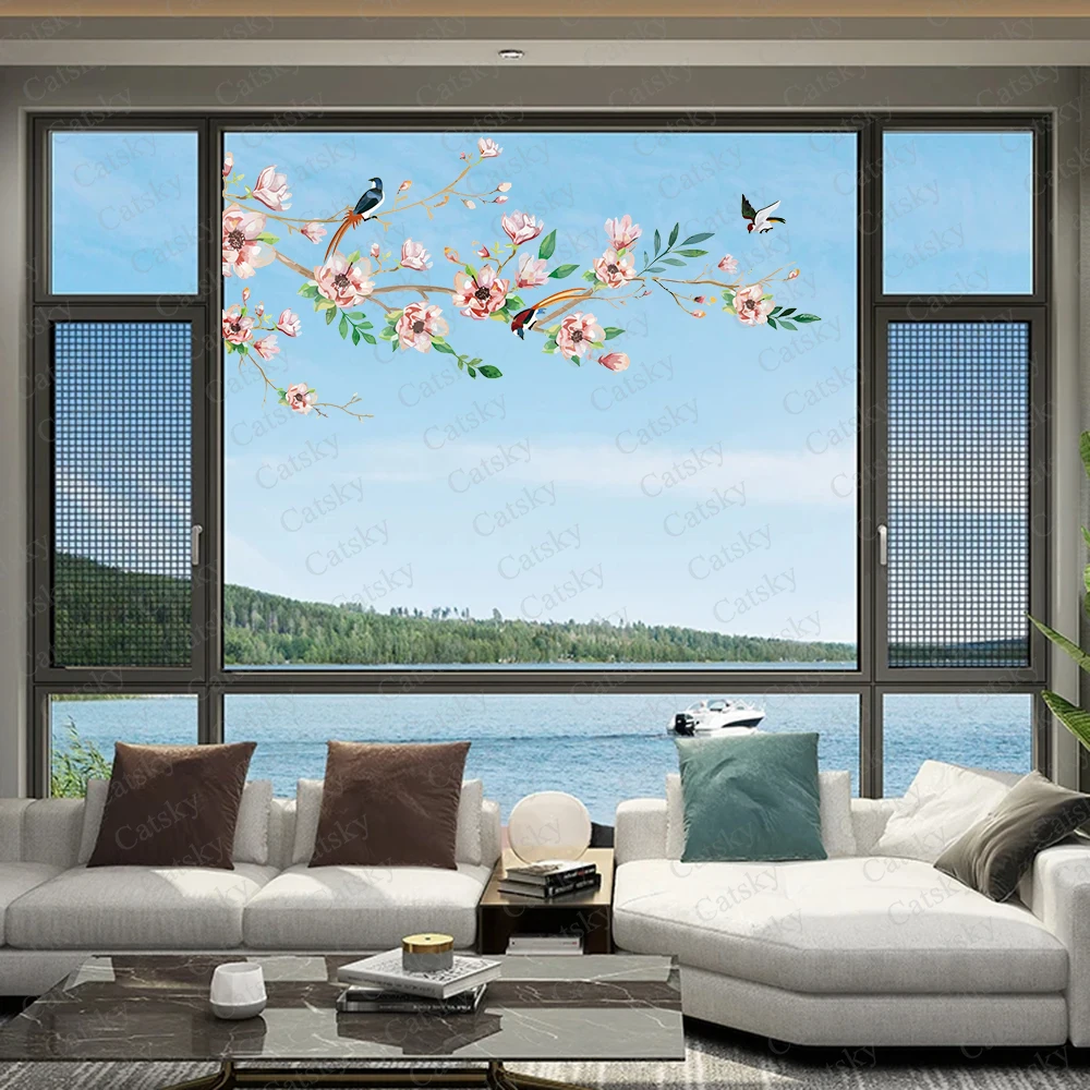 Наклейки на ветки и окна настенные наклейки фрески крышу украшение для дома