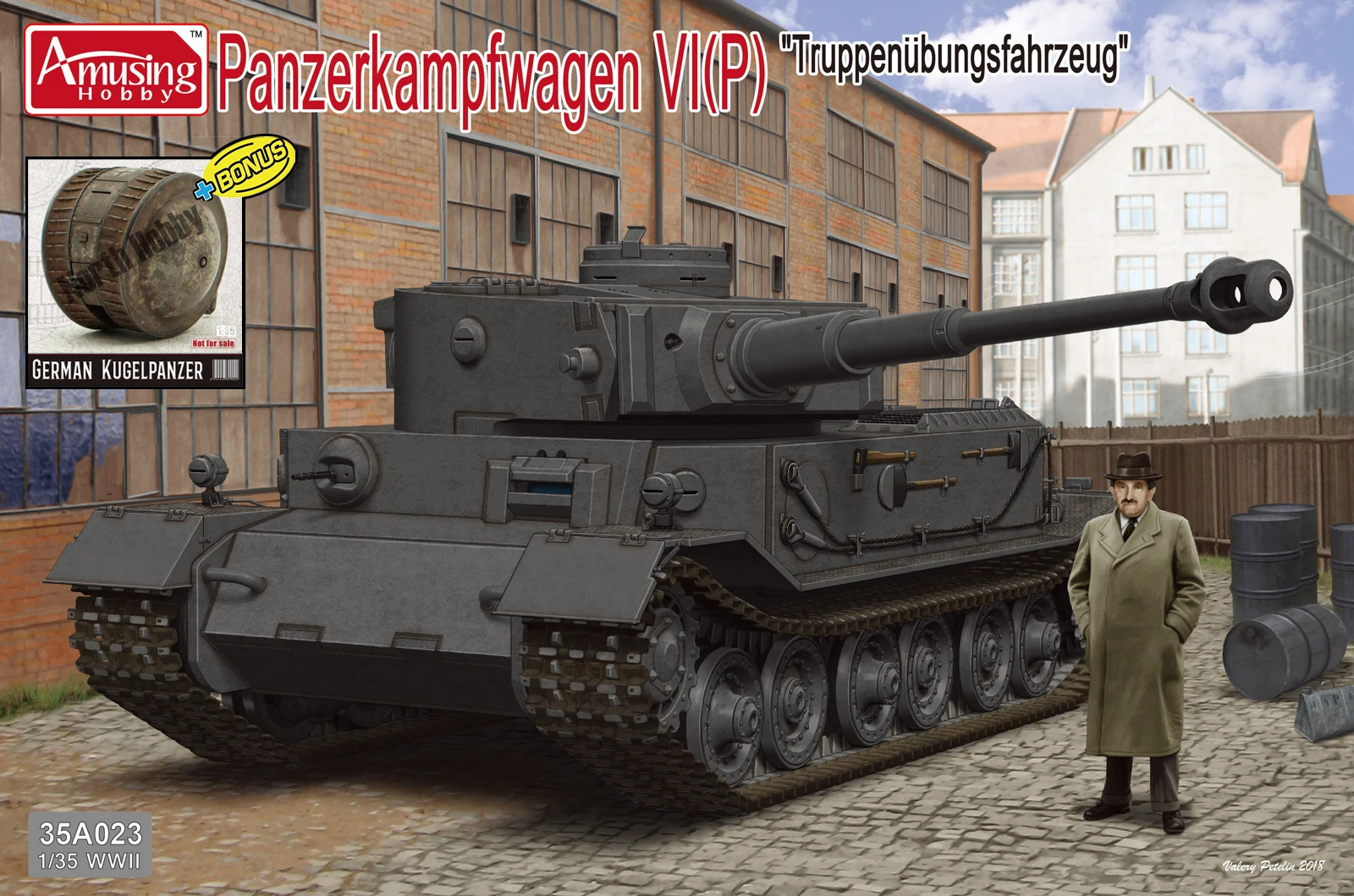 

Amusing Hobby 35A023 1/35 Tiger(P) "Truppenübungsfahrzeug"