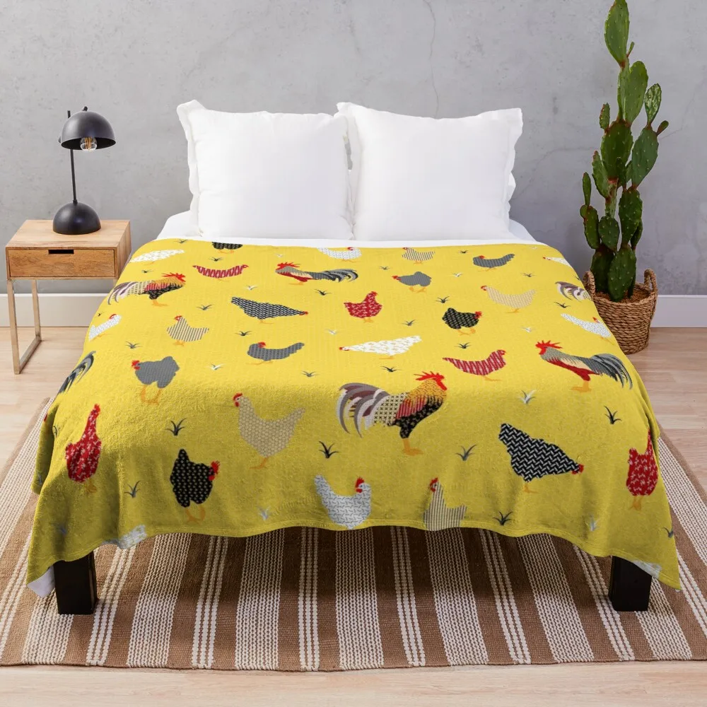 

Chicken Farm Throw Blanket Snoopy Blanket Fleece Blanket Throw