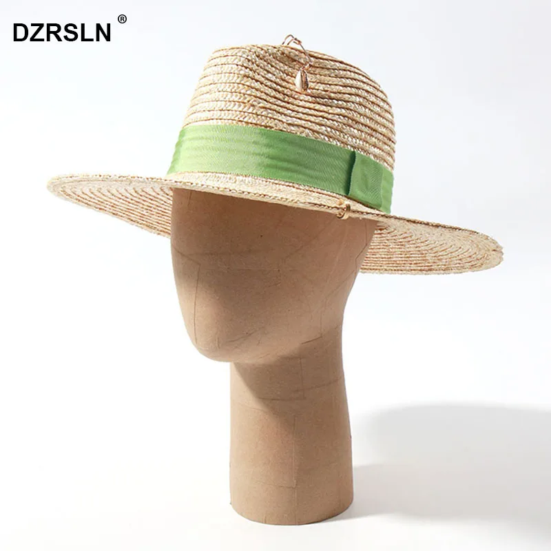 

Шляпа женская Соломенная с защитой от УФ-лучей и широкими полями