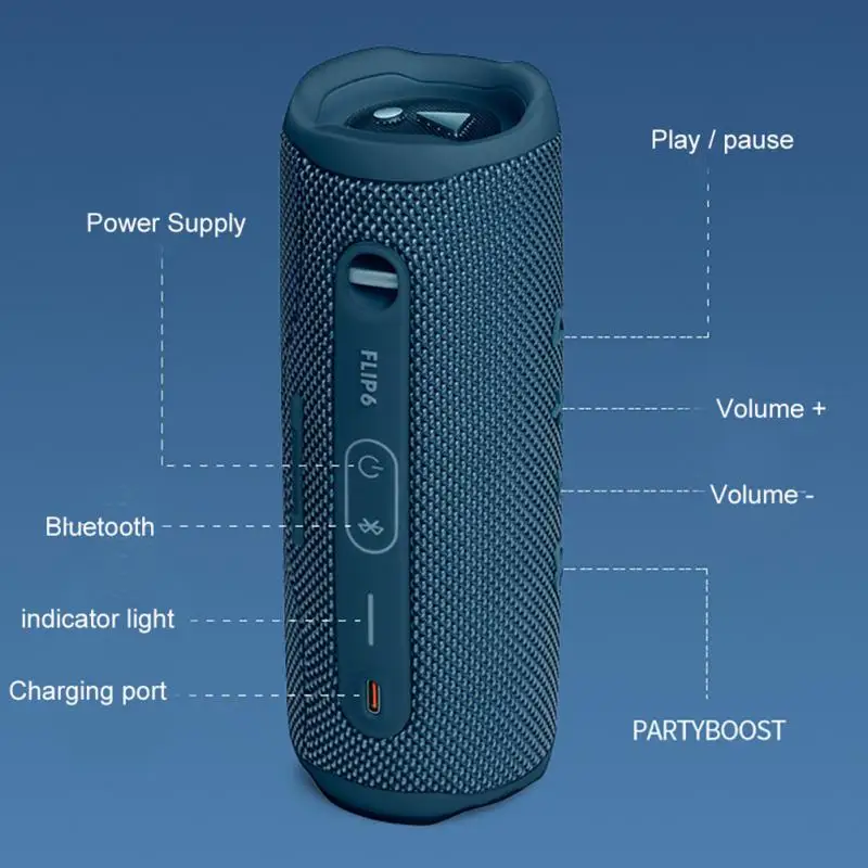 JBL Flip 6 мощная Bluetooth-колонка портативная беспроводная водонепроницаемая