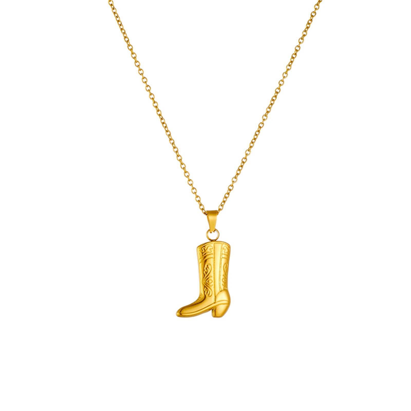 1 шт. модная нишевая креативная резная искусственная резьба 316L ожерелье из