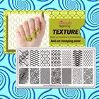 Трафарет BeautyBigBang для фотографирования искусственных элементов, Геометрическая текстура, линия ногтей