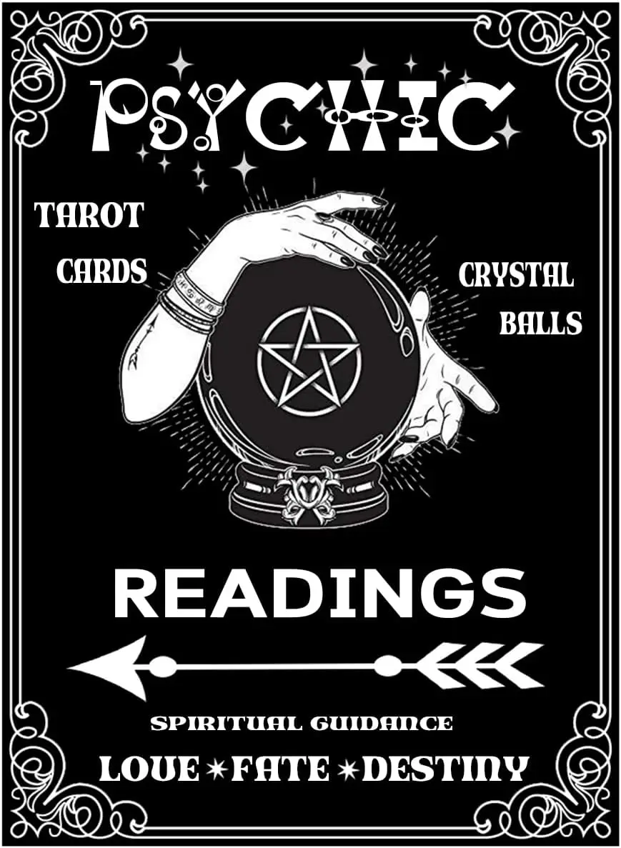 Металлическая настенная табличка для чтения с экстрактом Таро-карты хрустальный