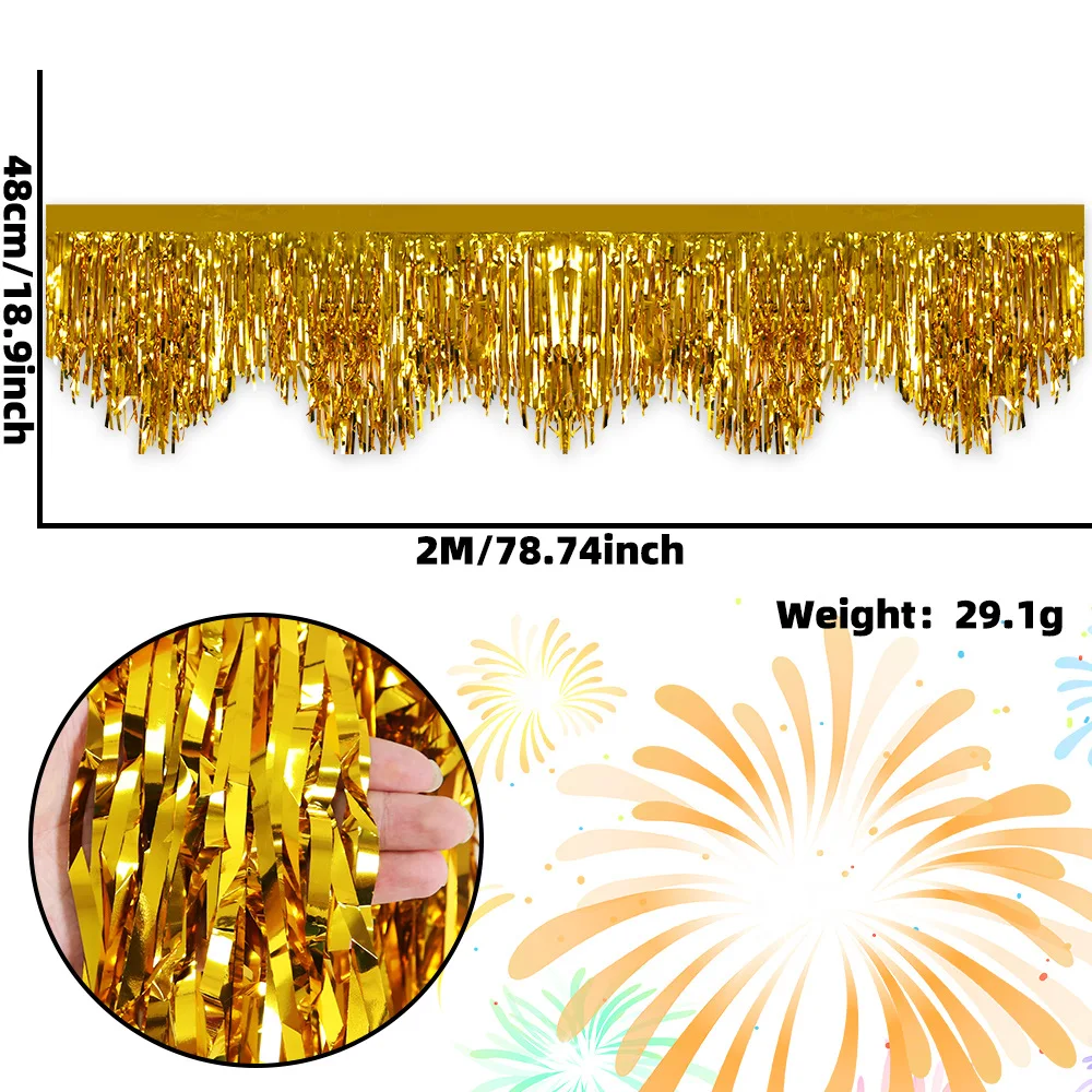 

Волнистый шелковый занавес 50*200 см