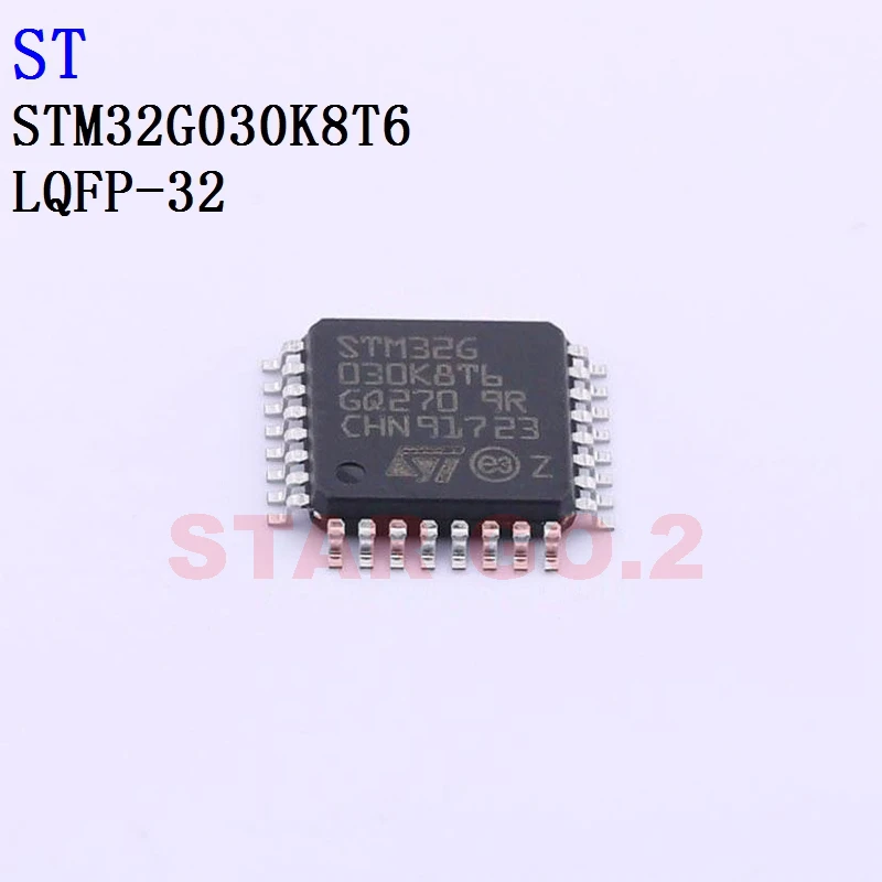 

10PCSx STM32G030K8T6 LQFP-32 ST Microcontroller