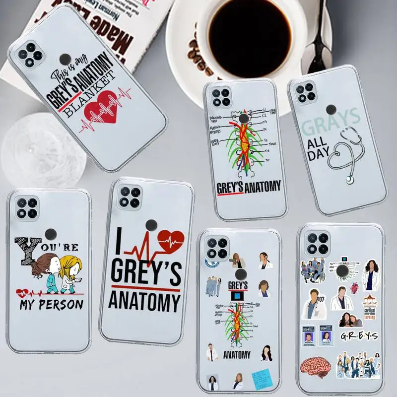 

Greys Anatomy You're My Person Phone Case Transparent for Xiaomi redmi note x f poco 10 11 9 7 8 3 i t s pro cover shell coque