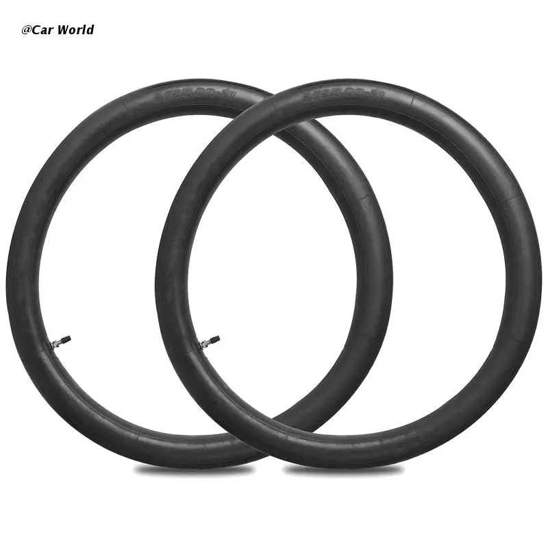 

6XDB 2Pcs Motorcycle 2.75/3.00-21” Replacement Inner Tube with Straight Metal Stem Easy Installation