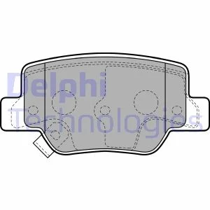 

Задняя Тормозная колодка VERSO 09 LP2193 для всех моделей