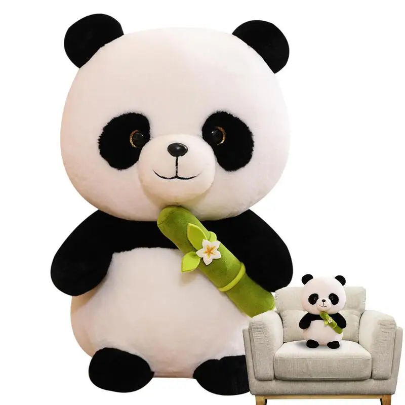

Плюшевая игрушка панда, милая панда, медведь, плюшевые мягкие животные, удерживающие бамбук, плюшевые панды, мягкие животные, панда, медведь, плюшевые реалистичные