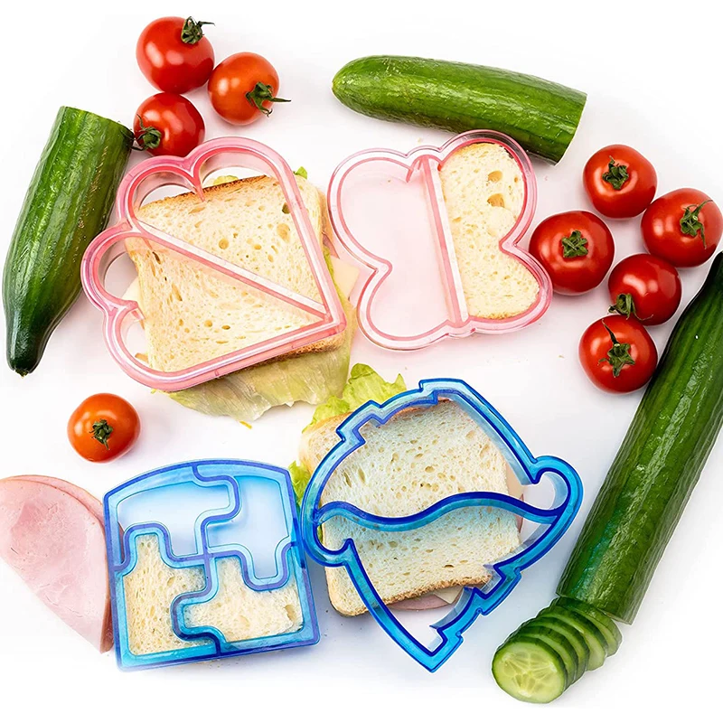 Нож для резки сэндвичей и формирователь коры детей симпатичная форма тостов в