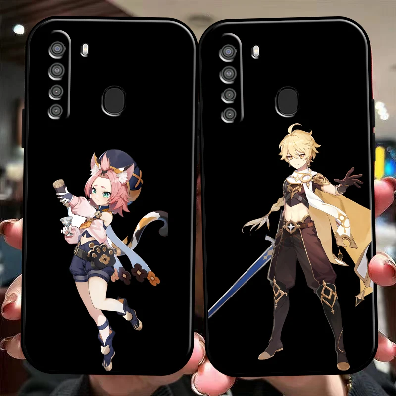 

Genshin Impact Project Game Phone Case For Samsung Galaxy A32 4G 5G A51 4G 5G A71 4G 5G A72 4G 5G Funda Coque Soft