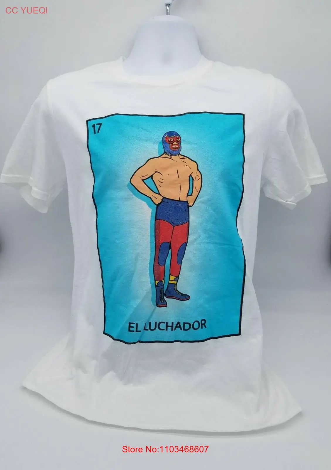 Белая мужская футболка Buzz &quotEl luador&quot маленький размер новинка