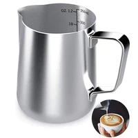 stainless steel milk frothing pitcher barista coffee jug frother cup cafe accessories for cappuccino espresso latte cream