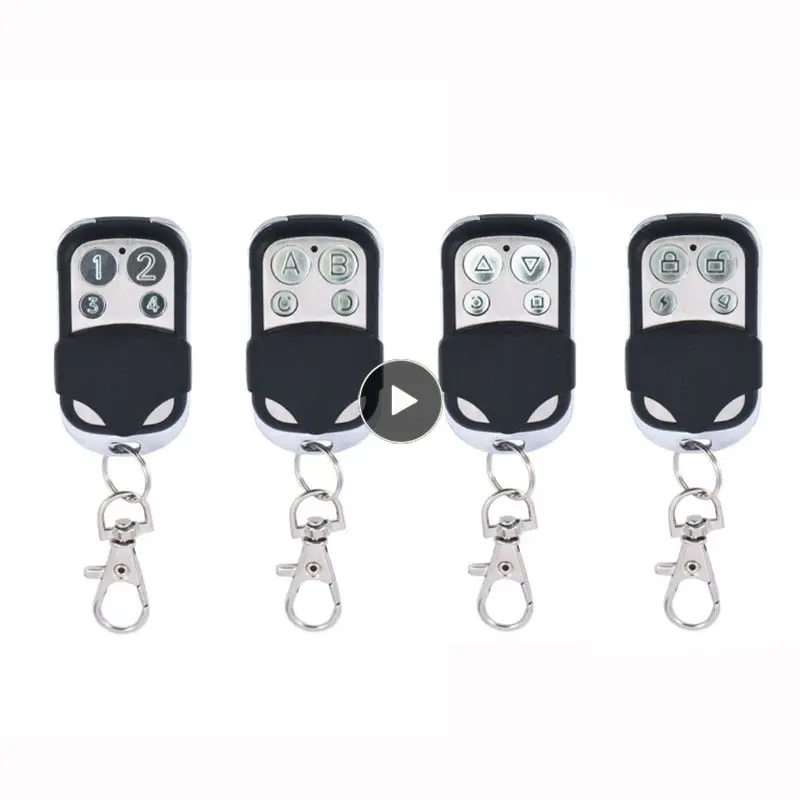 

2020 hot Four Buttons And Four Types Electric Cloning Universal Gate Garage Door Opener Remote Control Fob 433mhz With battery
