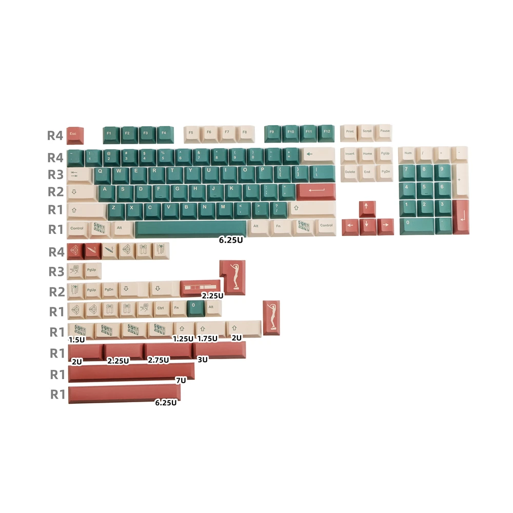 

GMK Marmoreal Tastatur KeyCap 140 Schlüssel Dye Sublimation Kirsche Profil Mit 1,75 U 2U Shift Für MX Schalter Mechanische