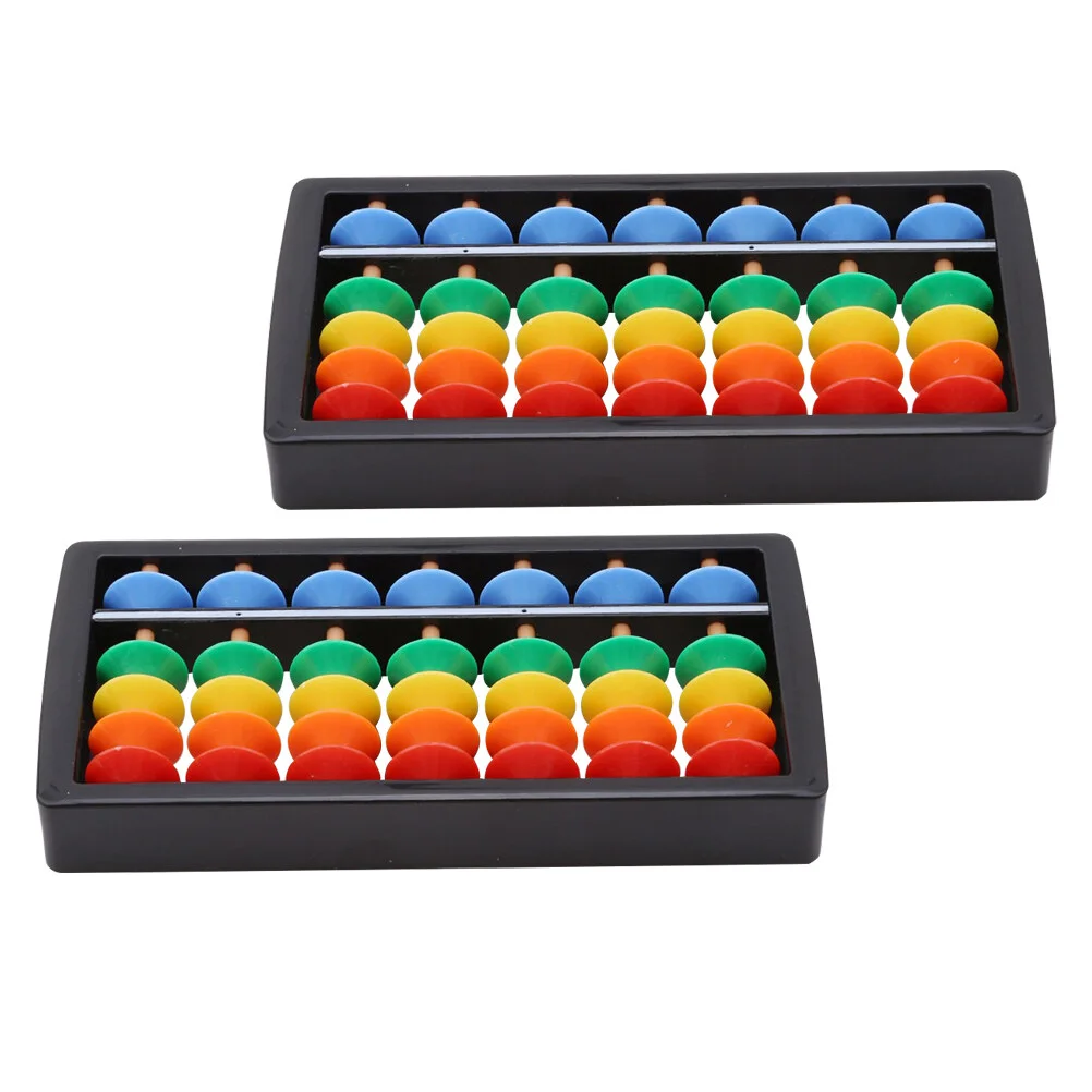 

7 Gears Abacus Kids Counting Teaching Aid Students ABS Arithmetic Toy Mini Toys
