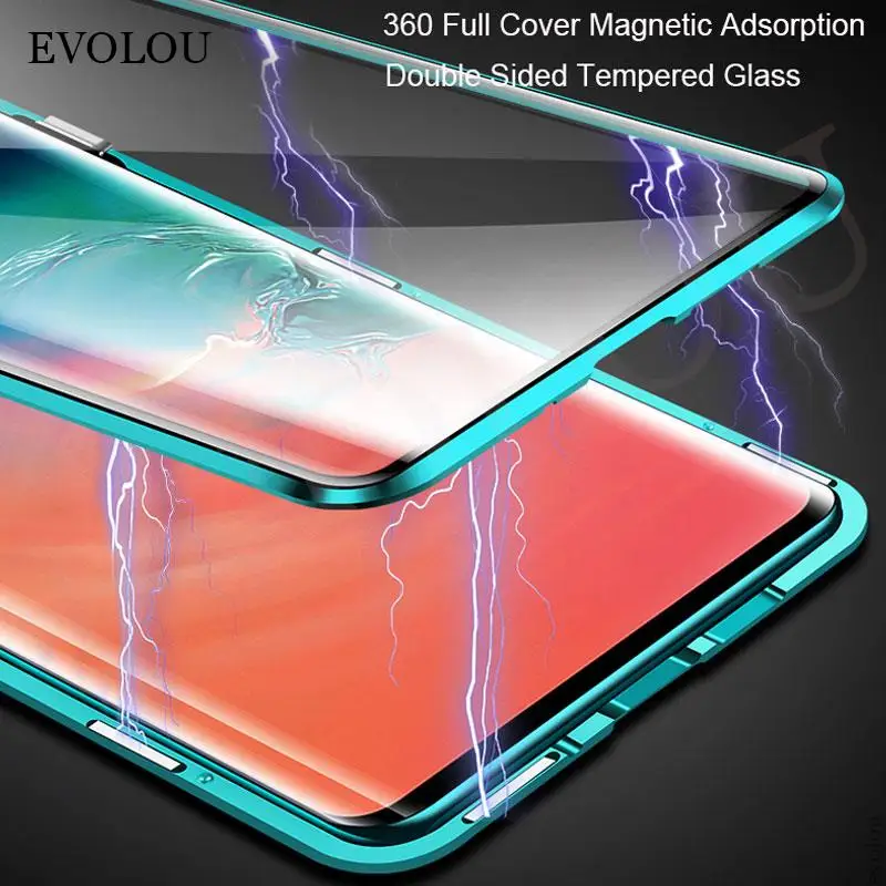 Magnetic Adsorption Case for Google Pixel 6 Pro 360 Full Metal Bumper Tempered Glass Camera Protector Cover For Google Pixel 6