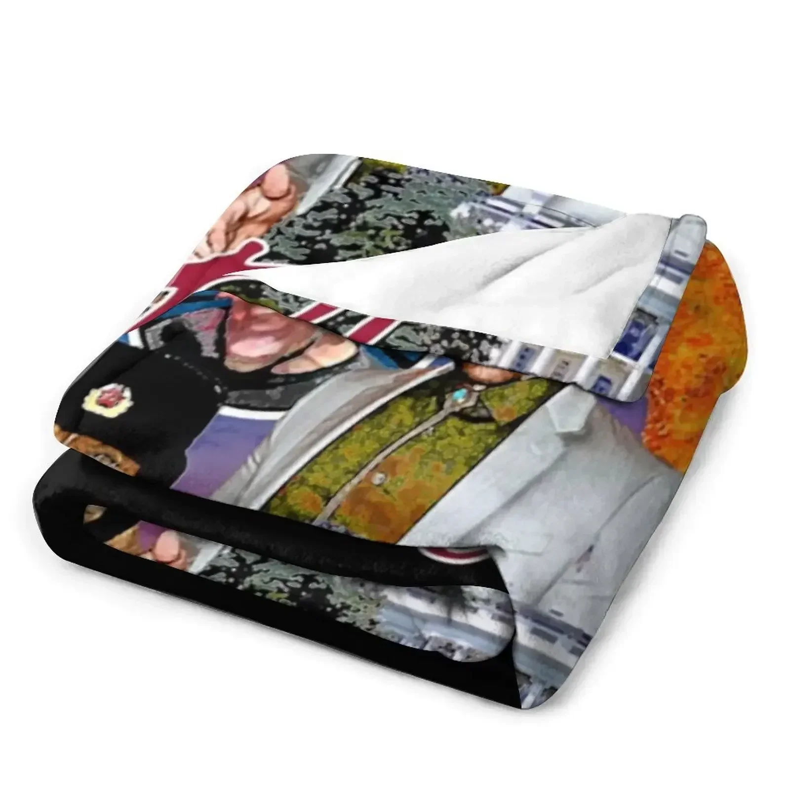 Винтажное журналист Хасана Пайкера потрясающее игровое одеяло меховые