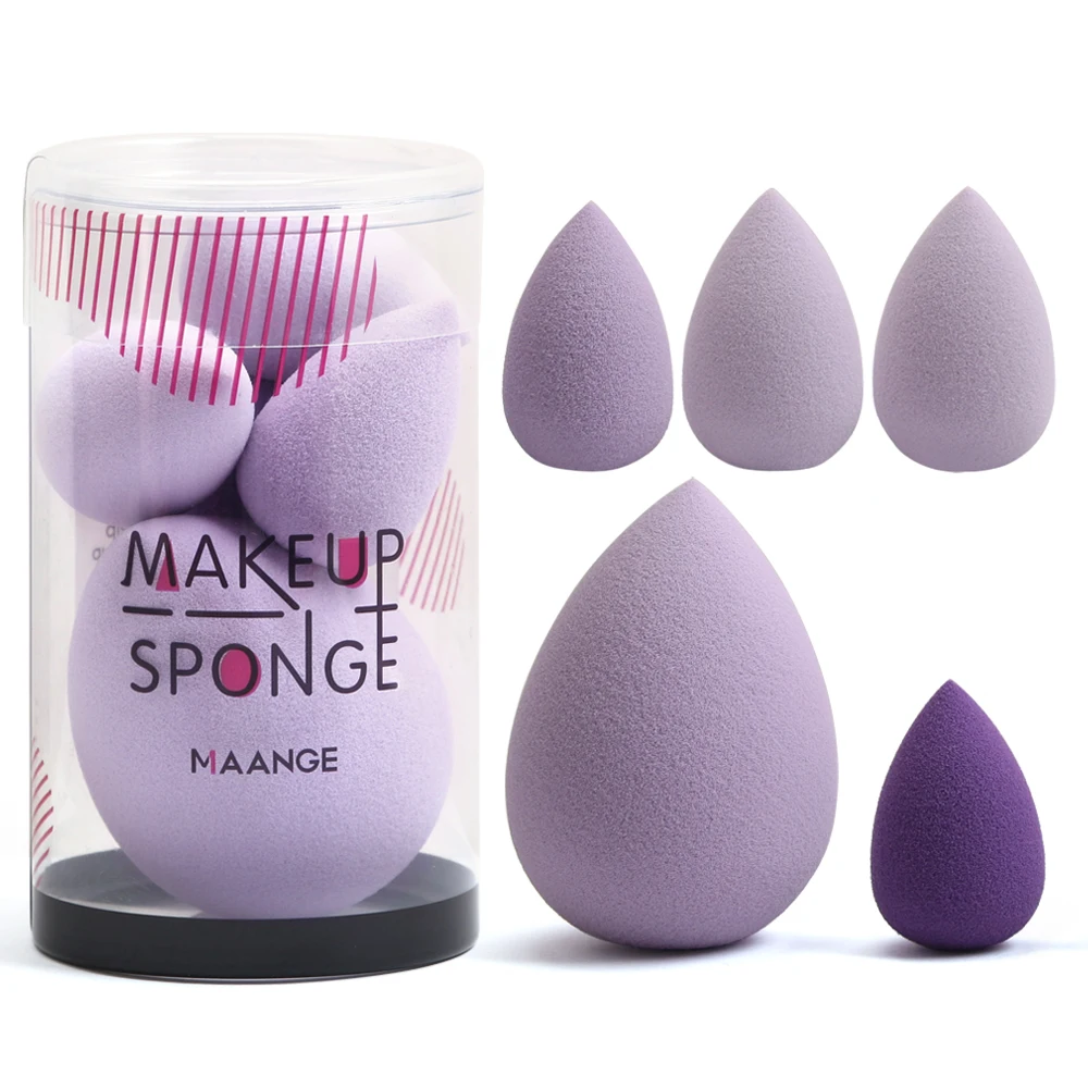 5Pcs Makeup Sponge Set Blender Makeup Tools Beauty Cosmetics Puff Face Foundation Blending for Liquid Cream and Powder New