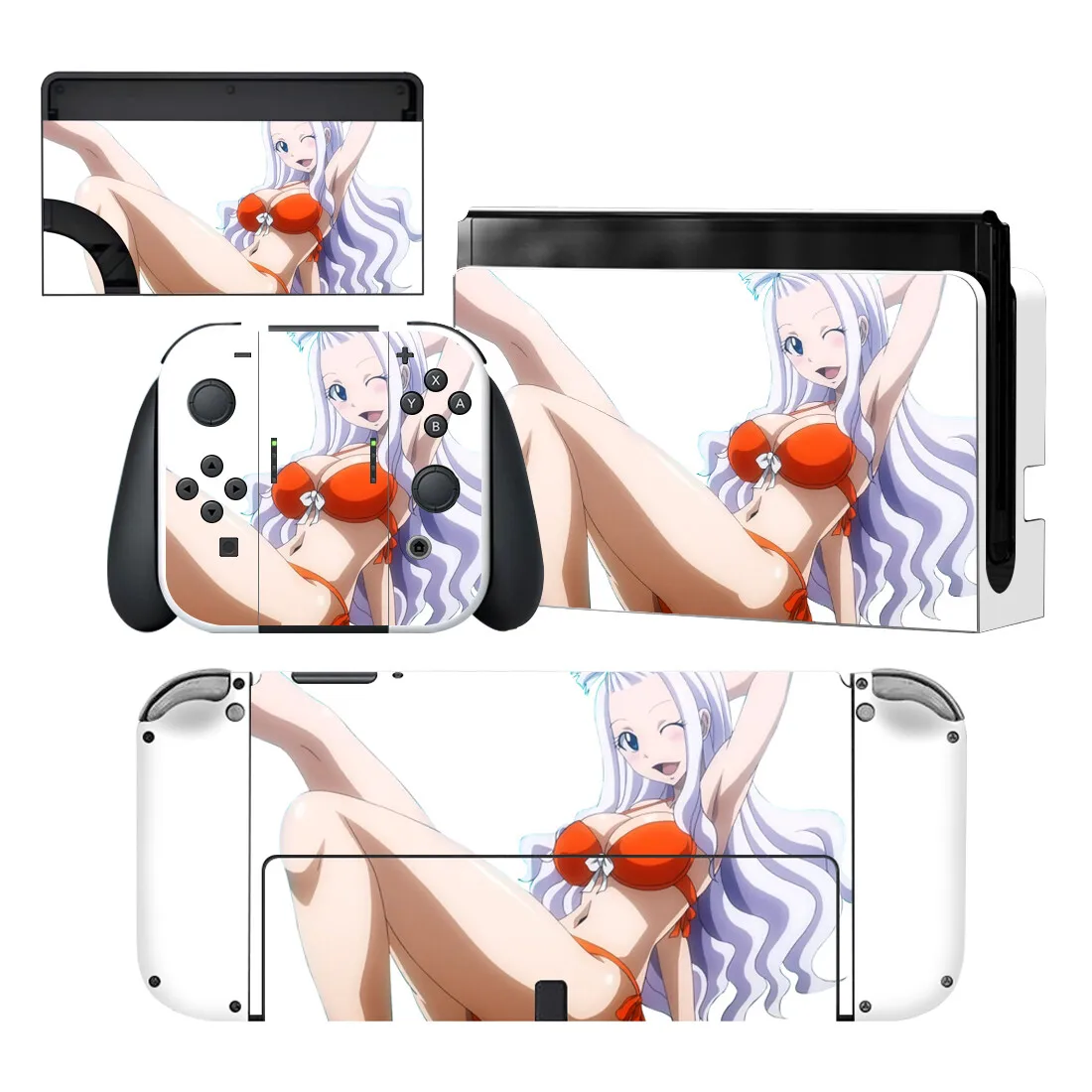 

Anime Cute Girl Nintendoswitch Skin Cover Sticker Decal for Nintendo Switch NS OLED Console Joy-con Controller Dock Vinyl