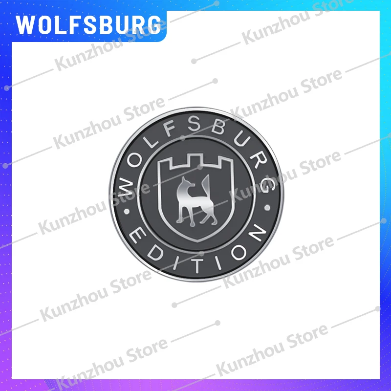 

1 шт. металлический логотип Wolfsburg издания для Golf MK7 Polo Jetta Passat Bora эмблема Автомобильная передняя решетка задний багажник наклейка значок Стайлинг