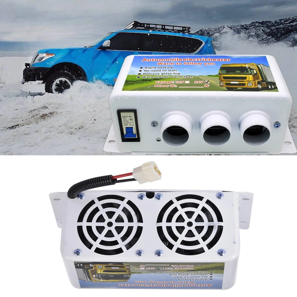 Универсальный автомобильный обогреватель 12/24 В 500 Вт-1000 Вт компактный с 3