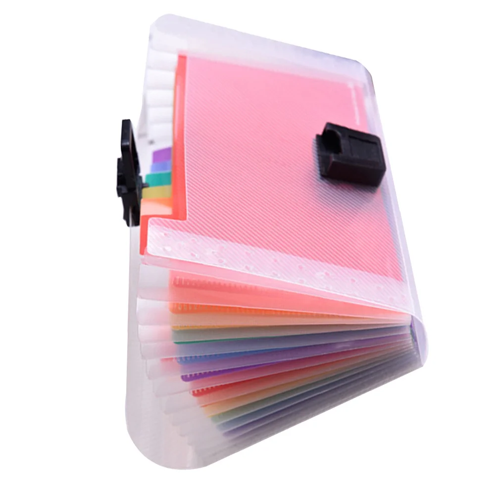 

Расширяющийся Органайзер, папка для файлов, коробка для файлов размером с буквы, 13 карманов, органайзер для документов из цветной бумаги, папка для хранения документов