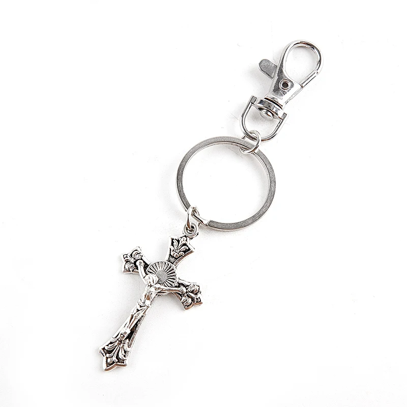 

Jesus Cross Keychains Christian Religion Key Chains Fashion Jewelry Accessories Gift Bag Charm Car Keyring For Men Women