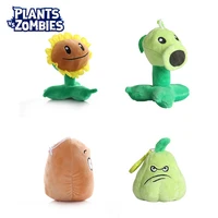 video game plants vs zombies 15 20cm cute plush doll toy peashooter sunflower stuffed toys kids bedroom decor child gifts