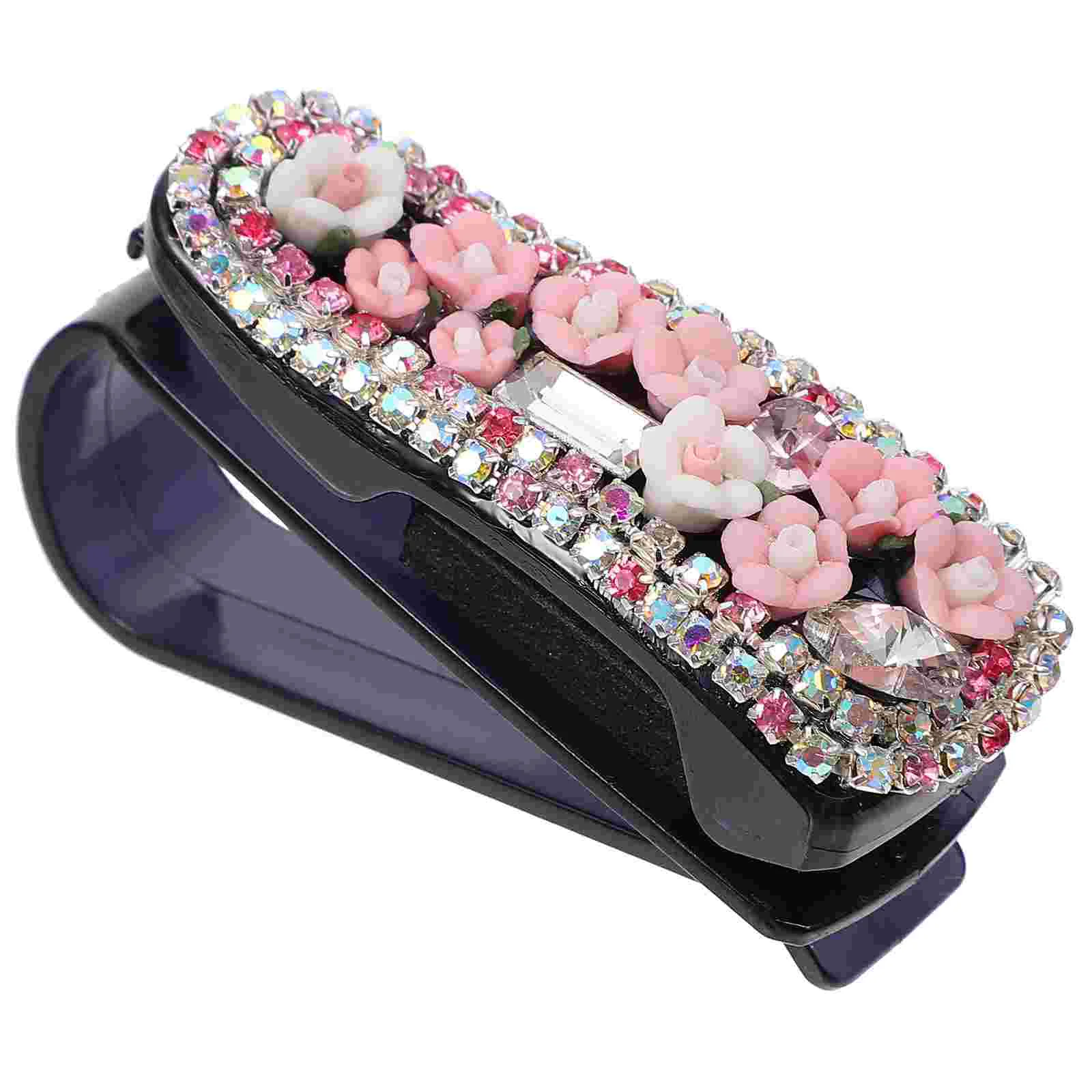 

Sun Visor Car Stand Sunglass Clip Hanger Holder Ticket Cards Mounted Eyeglasses