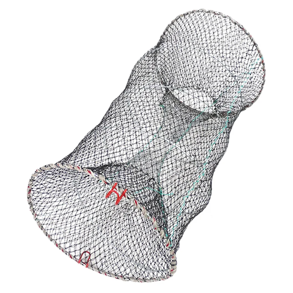 

Net Bait Cast Cage Shrimp Feeder Crab Mesh Lobster Foldable Collapsible Lure Basket Trap Round Steel Carp Landing Fishing net